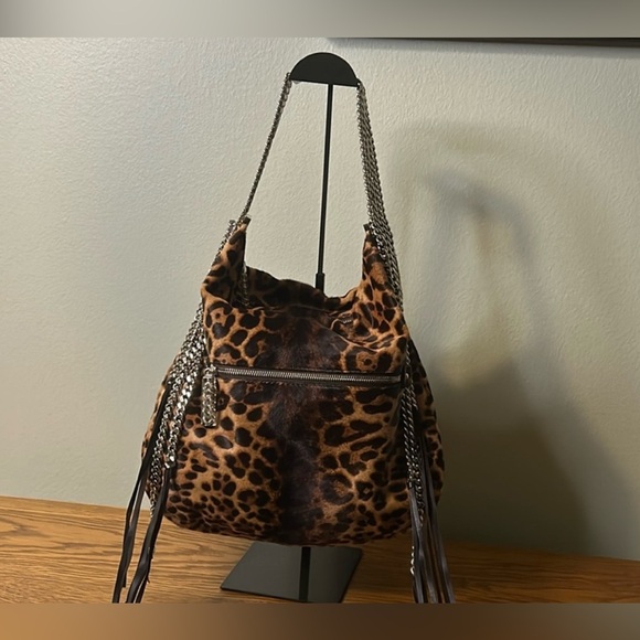 Christian louboutin pony hair leopard print bag - Picture 2 of 9